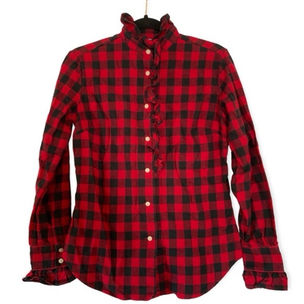 Ralph Lauren Red and Black Checkered Shirt